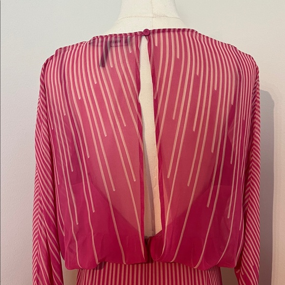 BGBGMAXAZRIA Sunburst High/Low Chiffon Dress - Picture 16 of 17